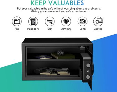 Електронний сейф RPNB Luxus Tresor: сейф для грошей, ювелірних виробів та документів (51 л)