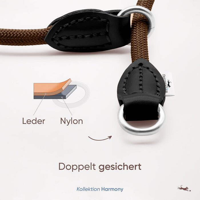 Нашийник для собак Freudentier Zugstopp - для Ретриверів, великих, середніх та малих собак (лісовий зелений)