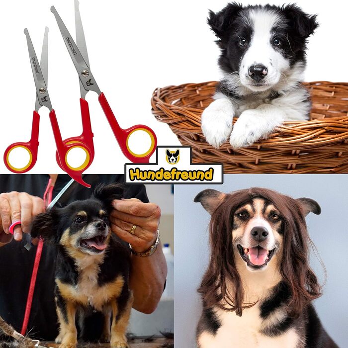 Набір ножиць для грумінгу собак: 2 шт. з нержавіючої сталі з округлими кінцями