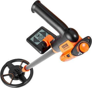 Металдетектор VEVOR Profi: професійний прилад для пошуку металу з котушкою 30 см, 7 режимів, водонепроникність IP68 (до 3 м), пошук золота, регульована ручка, Bluetooth-гарнітура, точне визначення місця розташування (15,2 см)