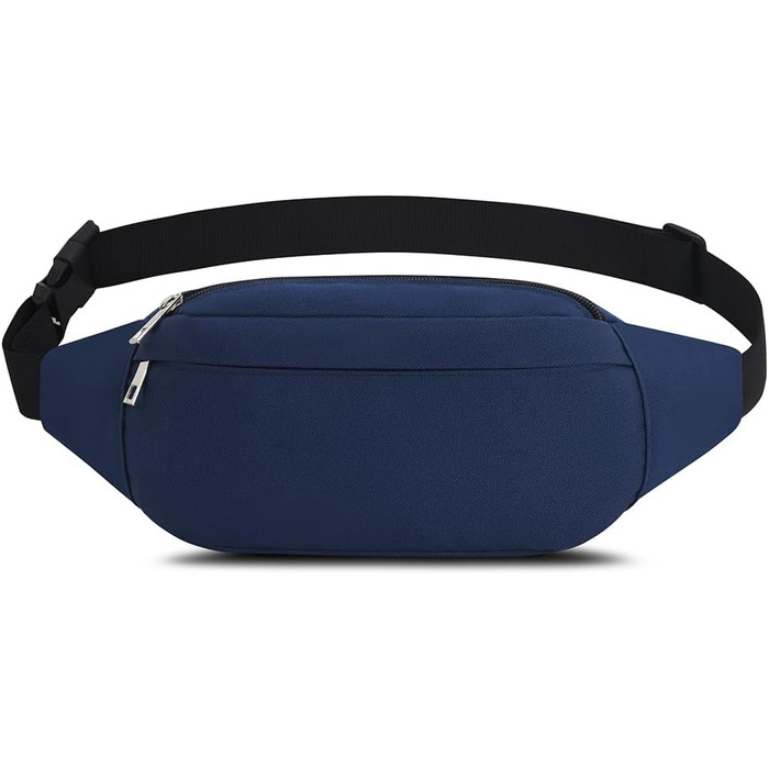 Чоловіча та жіноча поясна сумка-рюкзак для туризму, фітнесу, велосипеду, спорту та відпочинку (D1-темно-синій)