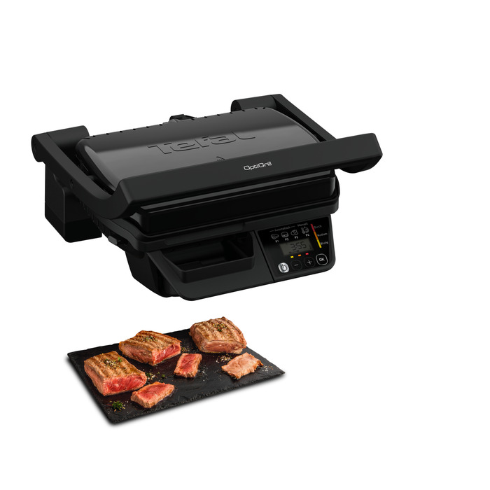 Електричний гриль Tefal Optigrill GC7P0810, 2000 Вт, сендвічниця для паніні