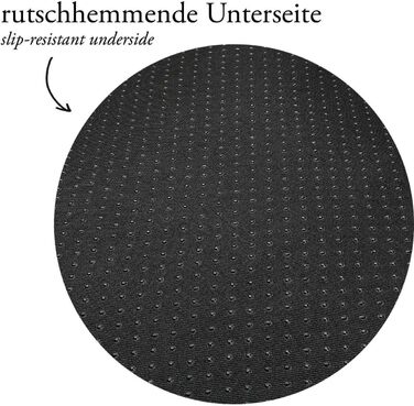 Килимок для собак Hunter Vermont, чорний, S - комфортний, з підвищеним бортиком, антиковзаюча підставка