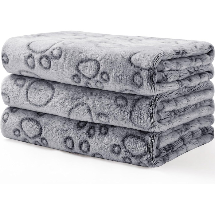 М'яка флісова ковдра для собак та котів Любе Пфотє, 3 шт. у наборі, 76*104 см