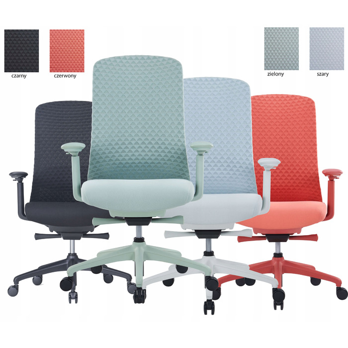 Ергономічне офісне крісло Belmi, чорне — для дому та офісу, стильний дизайн