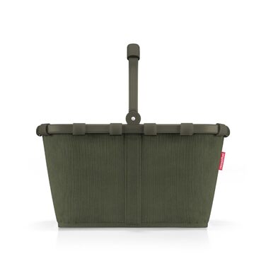 Сумка-шопер Reisenthel Carrybag – містка та практична, Cord Dark Matcha, Single