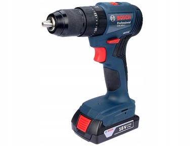 Дриль-викрутка Bosch GSB 185-LI 18V з ударом, 2 акумулятори по 2Аг та зарядний пристрій, комплект
