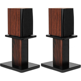 Підставки для акустики 30 см (12 дюймів) з дерева - міцні Hi-Fi підставки для домашнього кіно, універсальні підставки для колонок на полиці з можливістю засипання піском (набір 2 шт.)