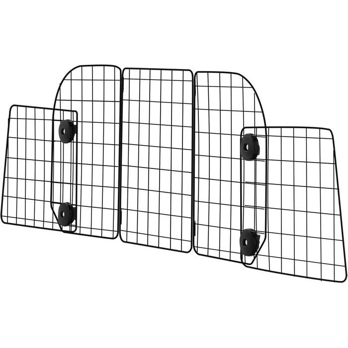 Автобар'єр для собак VEVOR: регульована перегородка, сітка для автомобіля (968 x 405 мм), захист заднього сидіння, універсальний бар'єр для SUV, позашляховиків, вантажівок (складний, 98-162 см * 40 см)