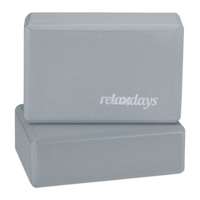 Relaxdays Yoga Block Set of 2