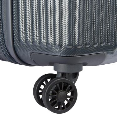 Набір валіз DELSEY PARIS Comete 3.0 (20/24/28) сірий (Графіт/Природний колір), жорсткий корпус, розширюваний, на спін-колесах