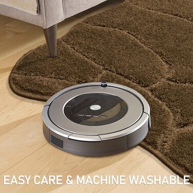 Килимок для дому 50x80 см, антиковзаючий, миючий, для входу, саду, тераси (коричневий)