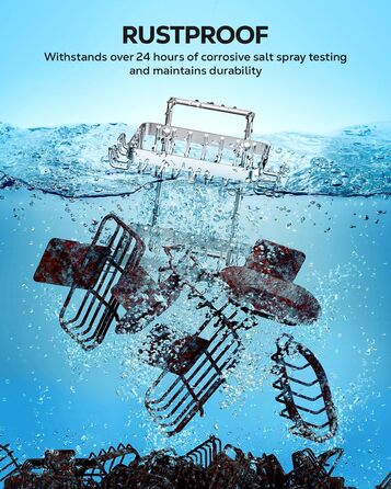 Підставка для мила Nieifi з двома ярусами та зливом, нержавіюча сталь, без свердління, для душової кабіни та ванної кімнати (срібляста)