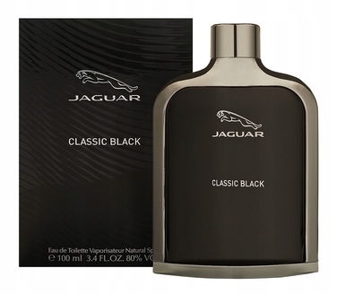 Туалетна вода Jaguar Classic Black, 100 мл, деревна
