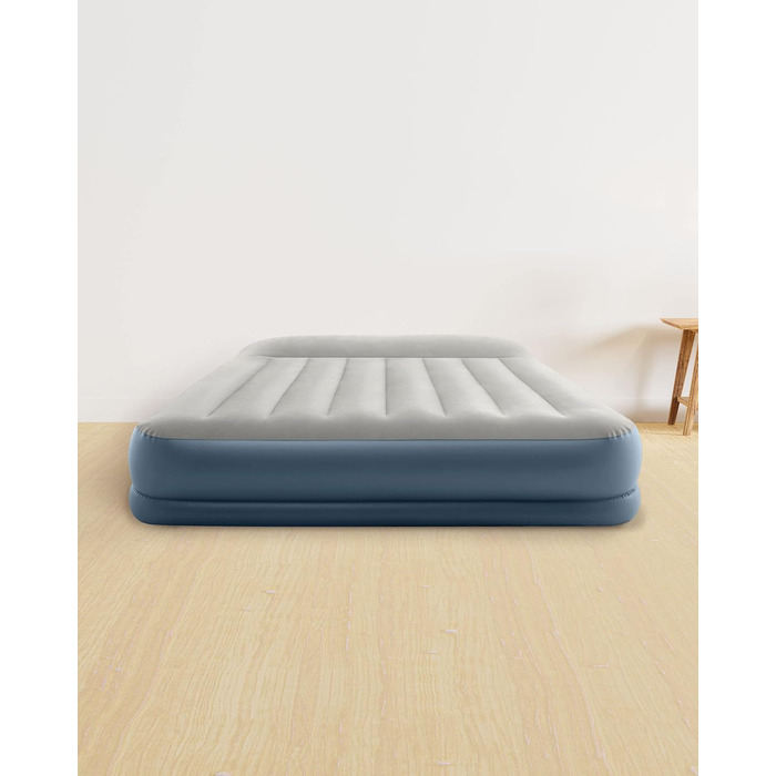 Надувний матрац Intex Queen Kissen Rest Fiber-Tech RP 152x203x30 см (64118ND) - комфортний матрац для сну