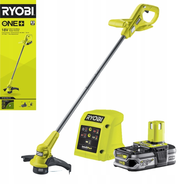 Акумуляторний тример для країв Ryobi, 23 см, 1,8 кг