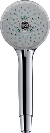 hansgrohe Croma 100 Showerhead incl. showerhead holder, 4 spray patterns, Chrome (3 spray patterns)