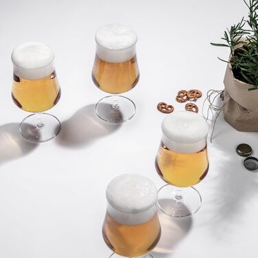 Набір пивних склянок Schott Zwiesel Basic 0.3 л (4 шт), класичні склянки для крафтового пива, Tritan-кристал, Made in Germany