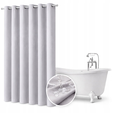 Текстильна штора для ванни NOW-ART, 200 x 220 см