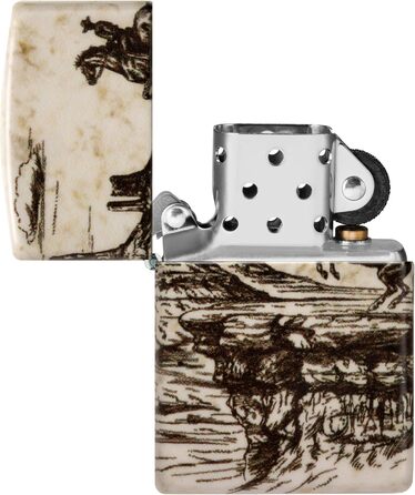 Запальничка ZIPPO оригінальна бензинова з дизайном Дикий Захід (Wild West Scene Design 60006580)