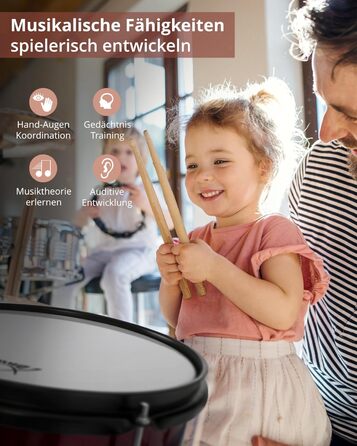 XDrum Junior Pro Kinder барабанний набір Red - для дітей 5-9 років, з аксесуарами та навчальним посібником
