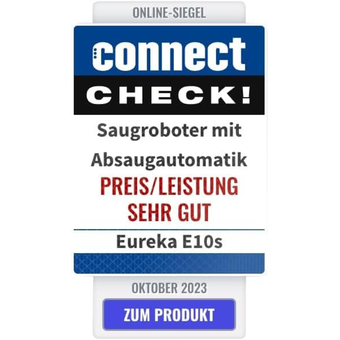 Робот-пилосос EUREKA E10s з вологою тканиною, 4000Pa, LiDAR, автоматичне підняття мопа, для видалення шерсті тварин, керування через додаток та голосовий помічник