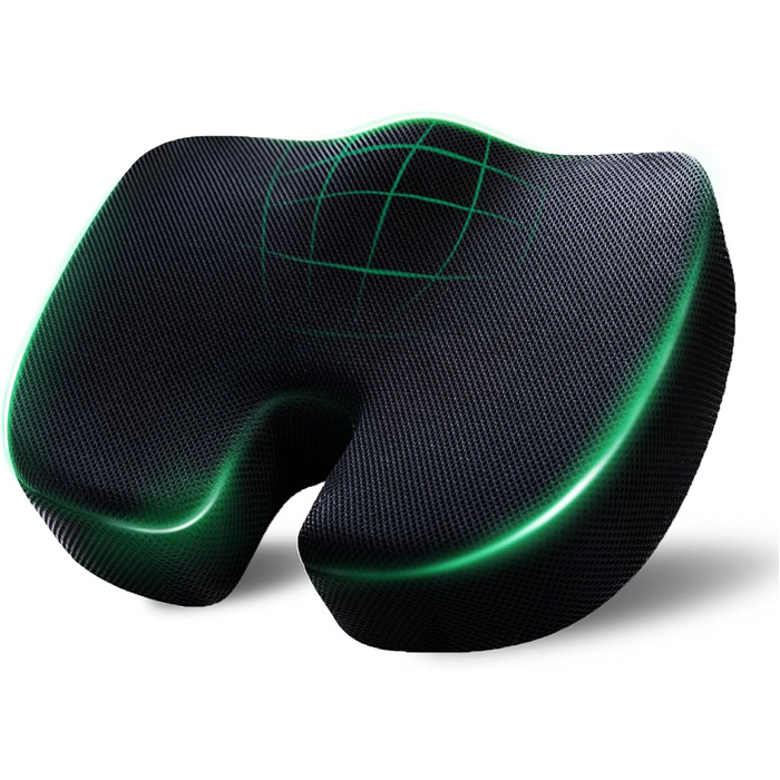 Подушка для сидіння EGO HOME з Memory Foam: для офісного, ігрового крісла, авто та інвалідного візка