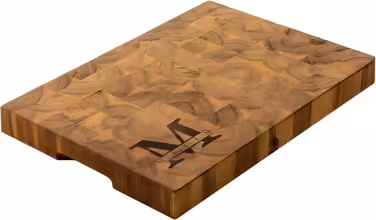 Wooden Cutting Board with Personalized Engraving, Initial and Name, Decorative Serving Tray for Birthdays, Kitchen Accessory for Connoisseurs