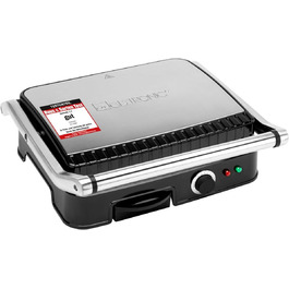 Clatronic 2000W Contact Grill | Non-Stick Grill Plates | Panini Grill Toaster | KG 3487