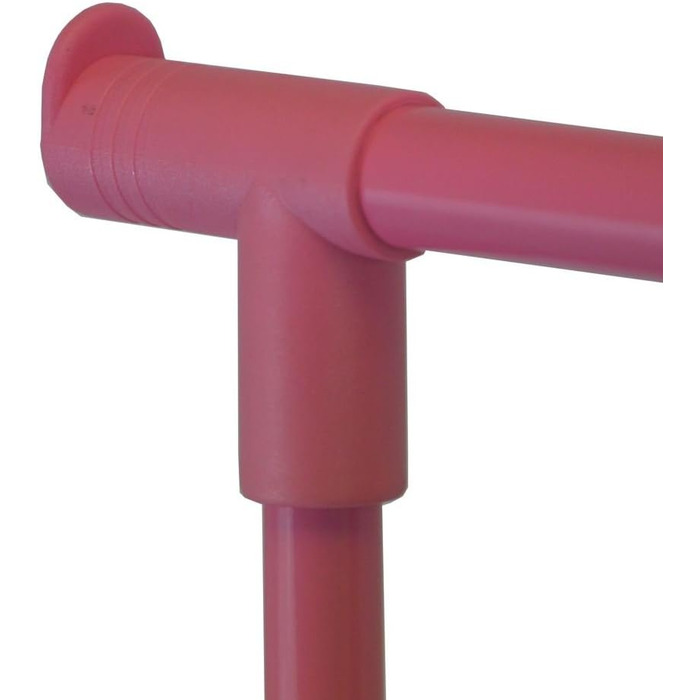 Home Vida Clothes Rack, Single Clothes Rail, Adjustable, Pink