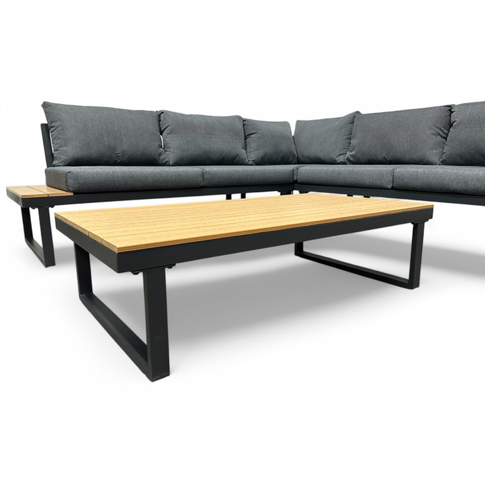 Комплект садових меблів Ideal Garden, метал, сірий, 3 предмети