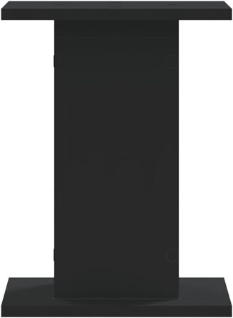 Підставка для колонок vidaXL, 2 шт., 30x30x40 см, чорний ДСП, для Hi-Fi, домашнього кінотеатру, покращення звуку