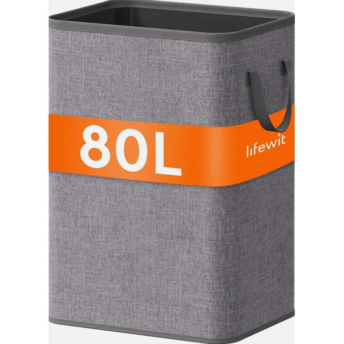 Lifewit великий складаний кошик для білизни, 80 л