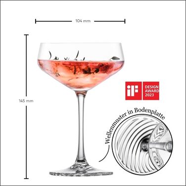 Набір келихів для вина Zwiesel Glas Allround Echo (4 шт.), німецька якість, Tritan-кришталь, для вина та коктейлів