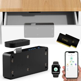 Розумний електронний замок для шухляди Eseesmart RFID з керуванням через додаток, захист для дітей, підходить для меблів, шаф, скриньок, поштових скриньок, бару та комори