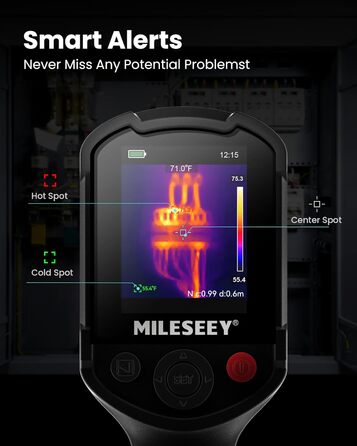 Тепловізор MILESEEY TR20 PRO: портативний, -20°C до 550°C, роздільна здатність 192x192, 25Hz, 8 годин роботи від акумулятора