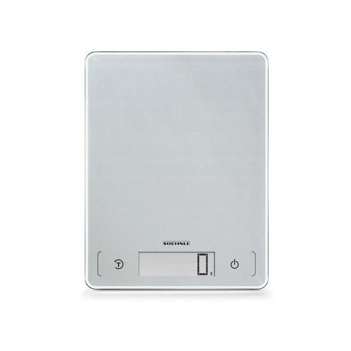 Кухонні ваги Soehnle Page Comfort 300 Slim, сріблястий/сірий, до 10 кг