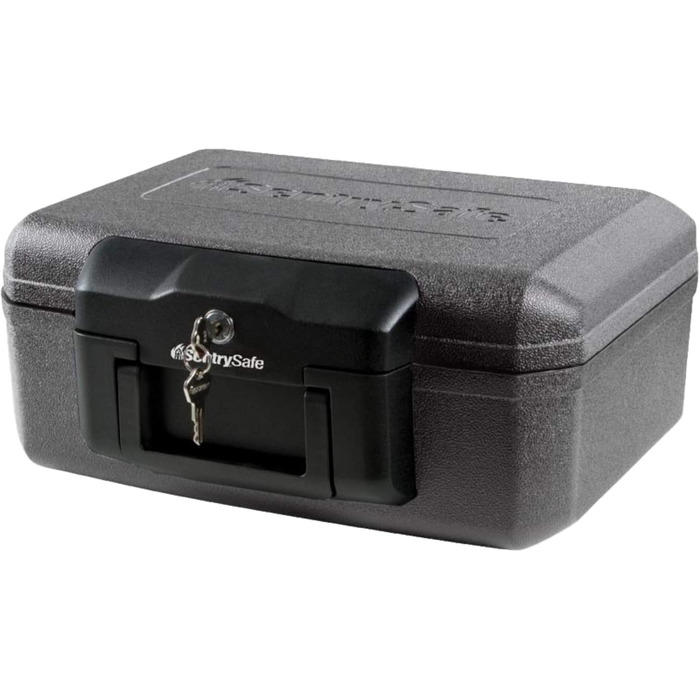 Вогонетривкий сейф для документів з ключовим замком (компактний)