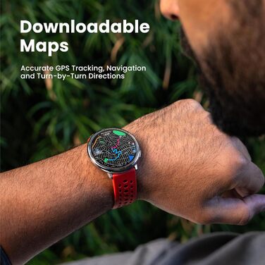 Смарт-годинник Amazfit Active 2 44мм, GPS, фітнес-трекер, червоний. До 10 днів роботи, моніторинг сну, 160+ режимів спорту, водозахист. Сумісний з Android та iPhone