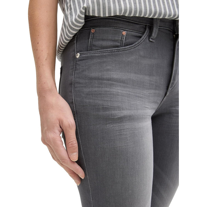 Джинси скінні Tom Tailor Alexa, сірий денім, 30W/34L (10210)