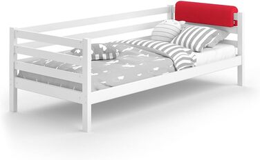 Борт для дитячого ліжечка VitaliSpa, захист від ударів, червоний, 70x20 см