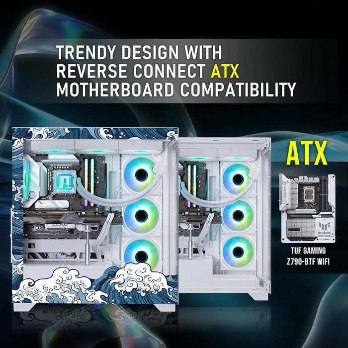 Корпус ПК BitFenix CETO Premium Edition Mid Tower (білий)