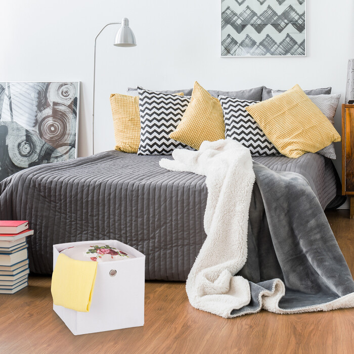Relaxdays Fabric Storage Boxes - Set of 2