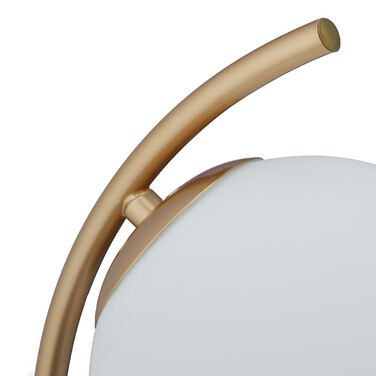 Relaxdays Table Lamp, Curved Ball