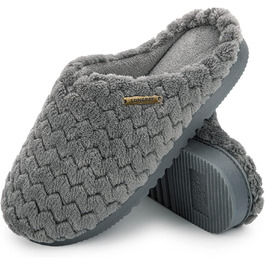 Жіночі халапи LongBay з піною Memory Foam та плюшем, антиковзкі, 38/39 EU, сірі