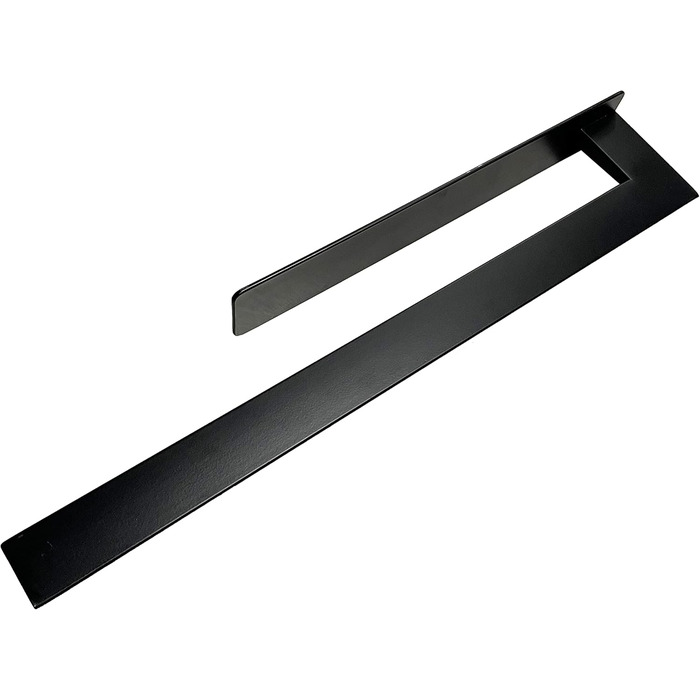 Тримач для рушників без свердління, подвійний, з нержавіючої сталі 304, двозахватний, самоклеючий, для ванної кімнати та кухні (#6 Чорний)