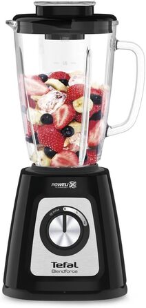 Блендер Tefal BL4358, стаціонарний, скляна чаша 1.75 л, чорний