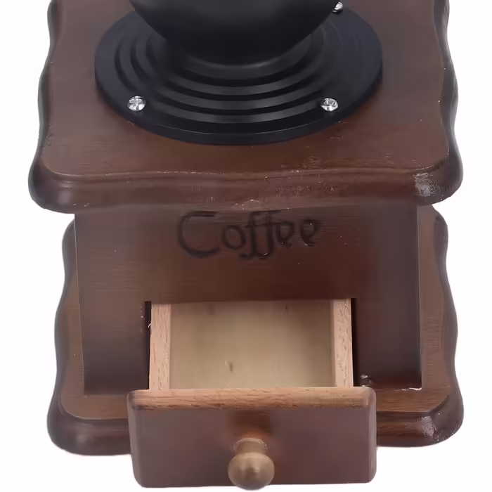 Manual Coffee Grinder, Vintage Espresso Grinder with Hand Crank Portable Coffee Mill Retro Hand Coffee Grinder with Infinite Adjustment, for Coffee Espresso