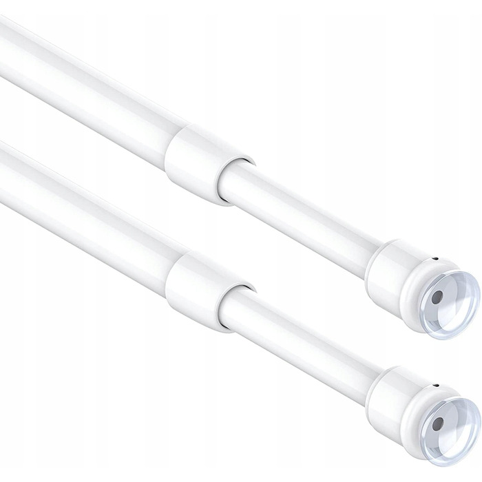 Комплект із 3-х розпірних карнизів для штор GDEVKHN, телескопічні, без свердління, 30-45 см