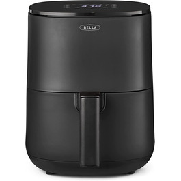 BELLA 3L Фритюрниця з сенсорним екраном, без олії, антипригарне покриття, для легкої очистки, матово-червона (Black)